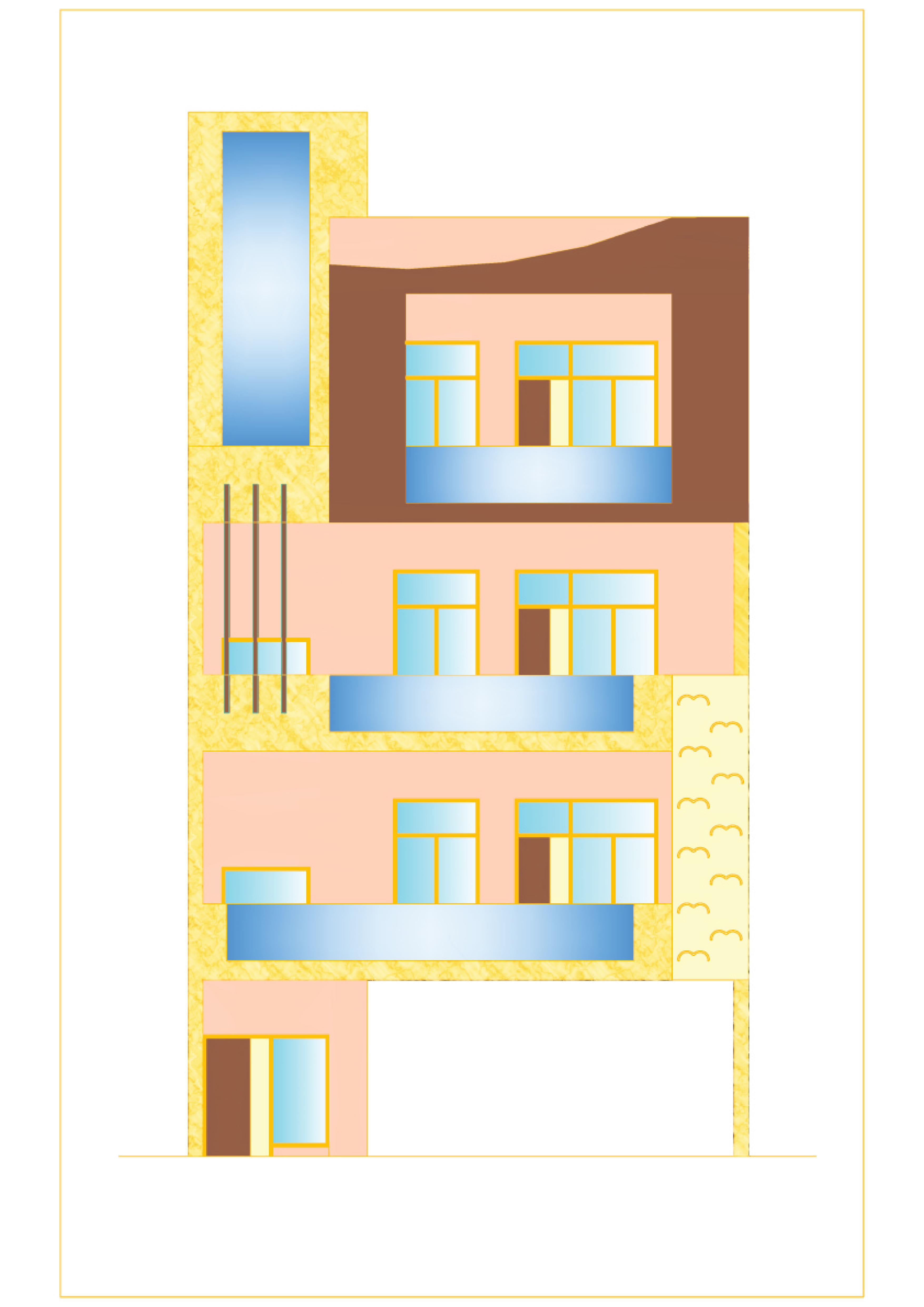 Building Elevation Design in Delhi NCR by Gupta Associates