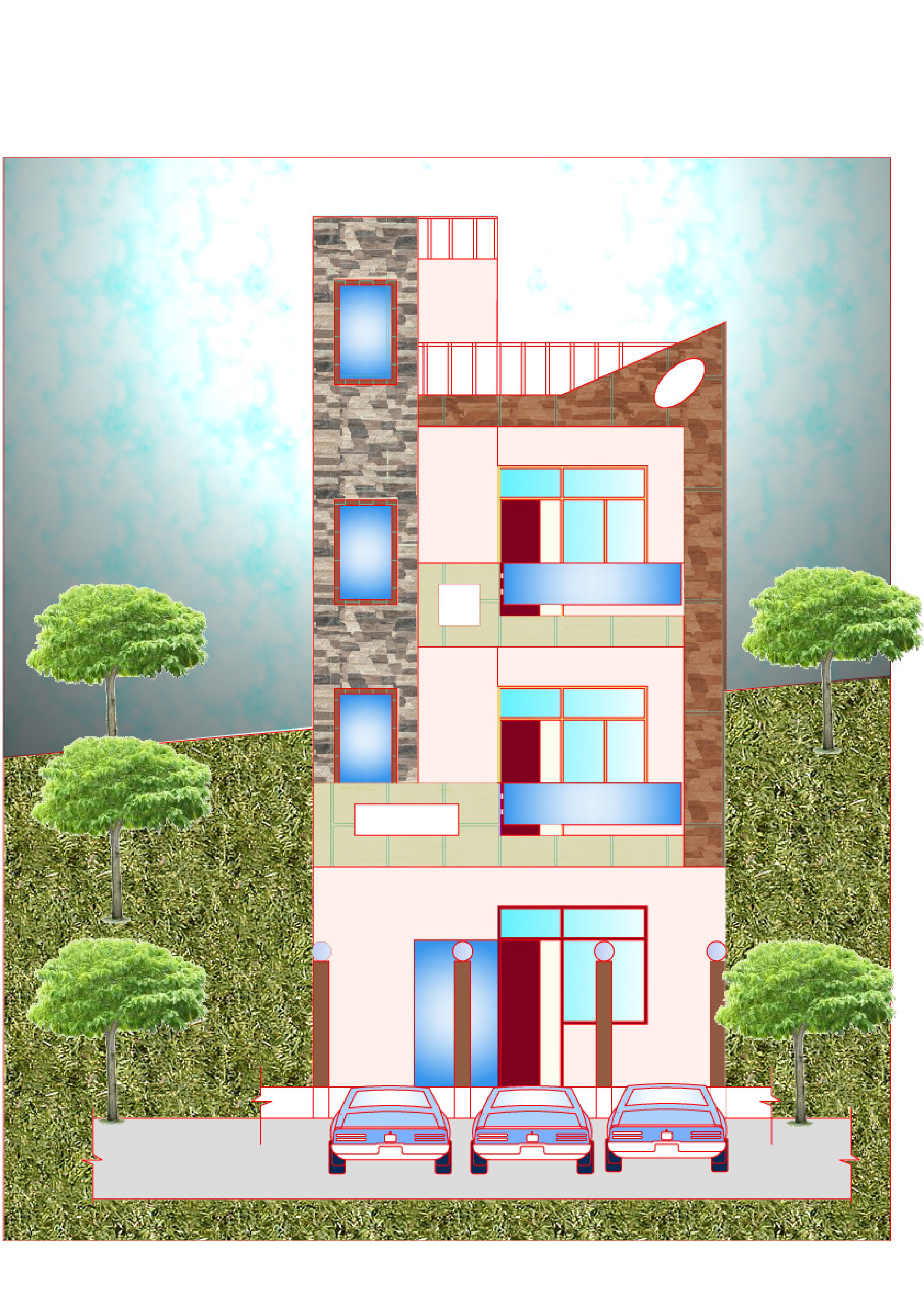 Residential Elevation Design Delhi